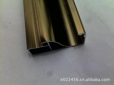 鋁合金晶剛門金香檳大邊 現(xiàn)代幕墻材料的優(yōu)選